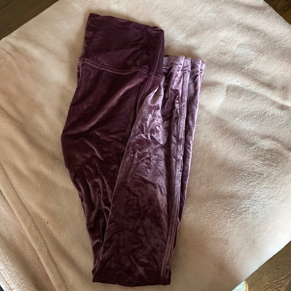 WORN ONCE lululemon velour align leggings